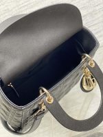 dior m0565 medium lady dior bag black grained cannage calfskin gold 08 luxibags.ru .jpg