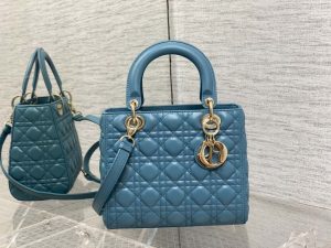 dior m0565 medium lady dior bag blue cannage lambskin gold 01 luxibags.ru .jpg