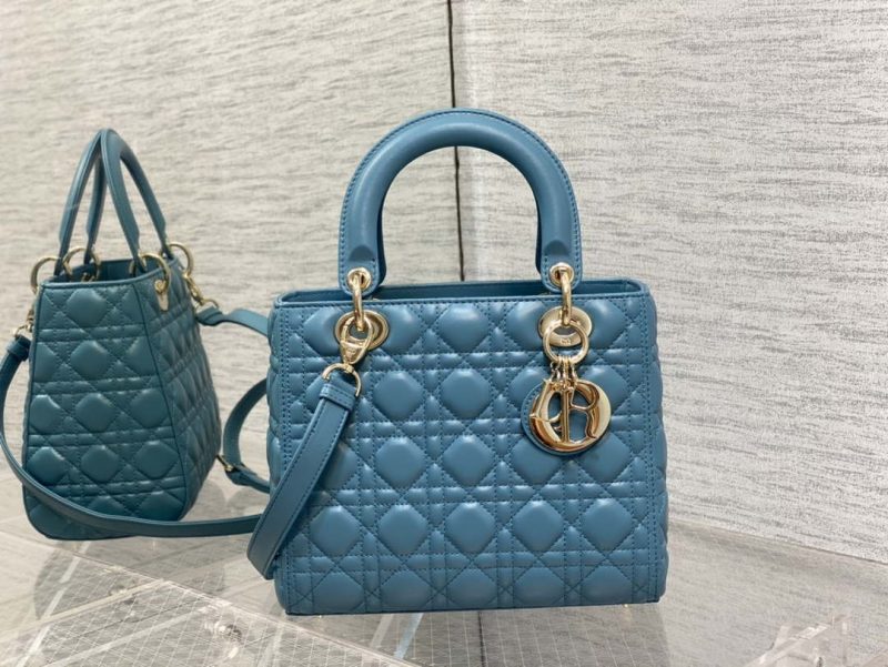 dior m0565 medium lady dior bag blue cannage lambskin gold 01 luxibags.ru .jpg