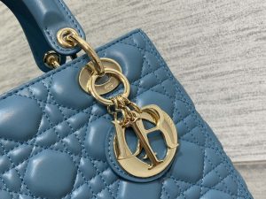 dior m0565 medium lady dior bag blue cannage lambskin gold 03 luxibags.ru .jpg