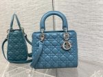 dior m0565 medium lady dior bag blue cannage lambskin silver 01 luxibags.ru .jpg