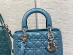 dior m0565 medium lady dior bag blue cannage lambskin silver 03 luxibags.ru .jpg