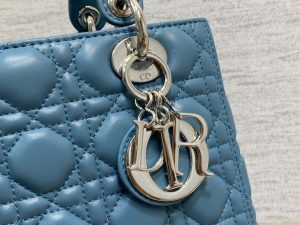 dior m0565 medium lady dior bag blue cannage lambskin silver 04 luxibags.ru .jpg