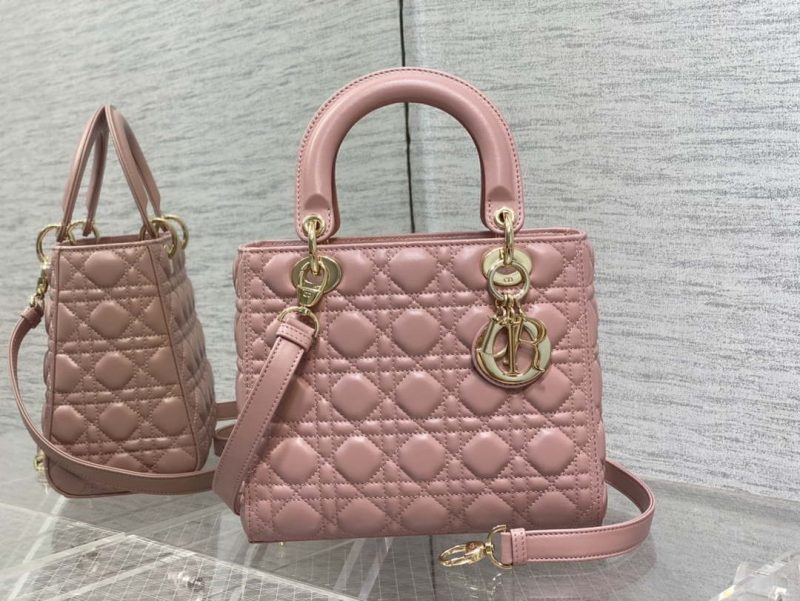 dior m0565 medium lady dior bag blush cannage lambskin gold 01 luxibags.ru .jpg