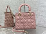 dior m0565 medium lady dior bag blush cannage lambskin gold 05 luxibags.ru .jpg