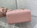 dior m0565 medium lady dior bag blush cannage lambskin gold 07 luxibags.ru .jpg