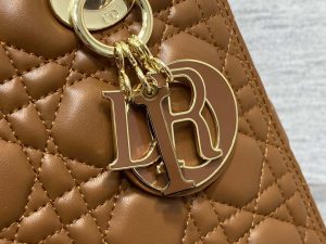 dior m0565 medium lady dior bag caramel cannage lambskin enamel hardware 04 luxibags.ru .jpg