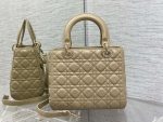 dior m0565 medium lady dior bag milk tea cannage lambskin enamel hardware 05 luxibags.ru .jpg