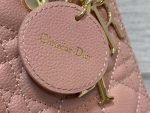 dior m0565 medium lady dior bag pink grained cannage calfskin gold 04 luxibags.ru .jpg