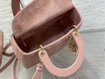 dior m0565 medium lady dior bag pink grained cannage calfskin gold 08 luxibags.ru .jpg