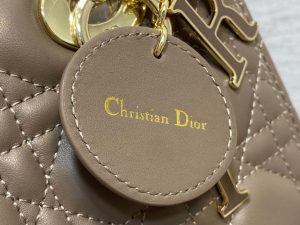 dior m0565 medium lady dior bag taupe cannage lambskin enamel hardware 04 luxibags.ru .jpg