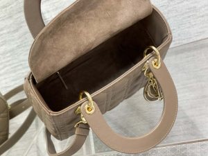 dior m0565 medium lady dior bag taupe cannage lambskin enamel hardware 08 luxibags.ru .jpg