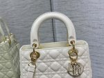 dior m0565 medium lady dior bag white cannage lambskin enamel hardware 02 luxibags.ru .jpg