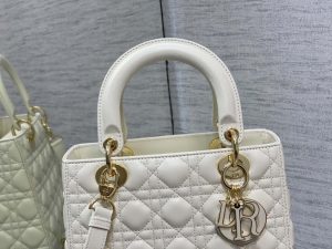 dior m0565 medium lady dior bag white cannage lambskin enamel hardware 02 luxibags.ru .jpg