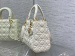 dior m0565 medium lady dior bag white cannage lambskin enamel hardware 06 luxibags.ru .jpg