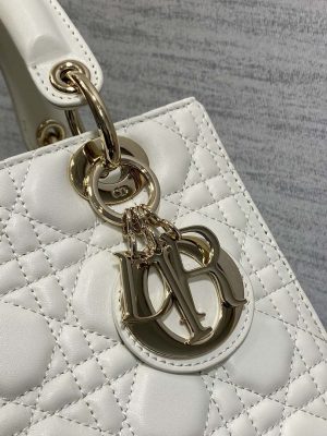 dior m0565 medium lady dior bag white cannage lambskin gold 03 luxibags.ru .jpg