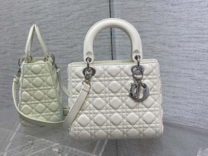 dior m0565 medium lady dior bag white cannage lambskin silver 01 luxibags.ru .jpg