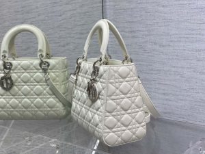 dior m0565 medium lady dior bag white cannage lambskin silver 06 luxibags.ru .jpg