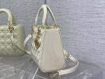 dior m0565 medium lady dior patent cannage calfskin bag white enamel hardware 04 luxibags.ru .jpg