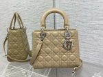 dior m0565 sand colored grained cannage calfskin silver 01 luxibags.ru .jpg