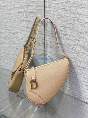 dior m05909 saddle shoulder pouch apricot goatskin 01 luxibags.ru .jpg