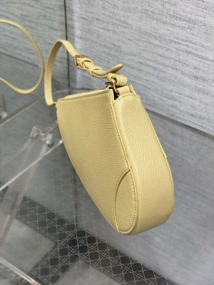 dior m05909 saddle shoulder pouch pastel yellow goatskin 05 luxibags.ru .jpg