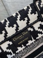 dior m1265 small book tote black and white macro houndstooth embroidery 009 luxibags.ru .jpg dior m1265 small book tote black and white macro houndstooth embroidery 009 luxibags.ru .jpg