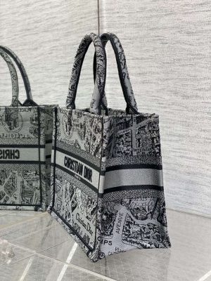 dior m1265 small book tote gray and black plan de paris embroidery m9618 006 luxibags.ru .jpg