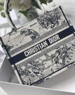 dior m1265 small book tote latte and black toile de jouy zodiac embroidery m9615 002 luxibags.ru .jpg