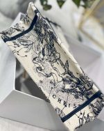 dior m1265 small book tote latte and black toile de jouy zodiac embroidery m9615 008 luxibags.ru .jpg