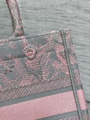 dior m1265 small book tote pink and gray toile de jouy sauvage embroidery 005 luxibags.ru .jpg