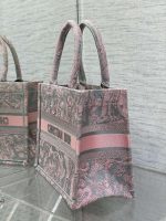 dior m1265 small book tote pink and gray toile de jouy sauvage embroidery 006 luxibags.ru .jpg
