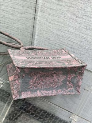 dior m1265 small book tote pink and gray toile de jouy sauvage embroidery 007 luxibags.ru .jpg