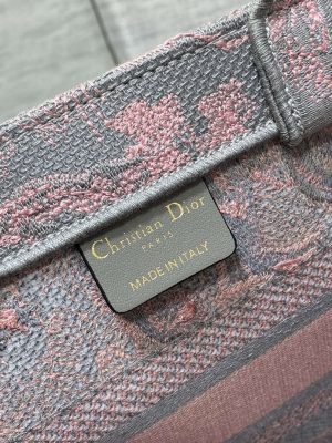 dior m1265 small book tote pink and gray toile de jouy sauvage embroidery 009 luxibags.ru .jpg
