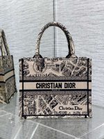 dior m1265 small book tote tan and black plan de paris embroidery m9617 001 luxibags.ru .jpg