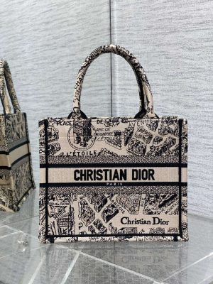 dior m1265 small book tote tan and black plan de paris embroidery m9617 001 luxibags.ru .jpg
