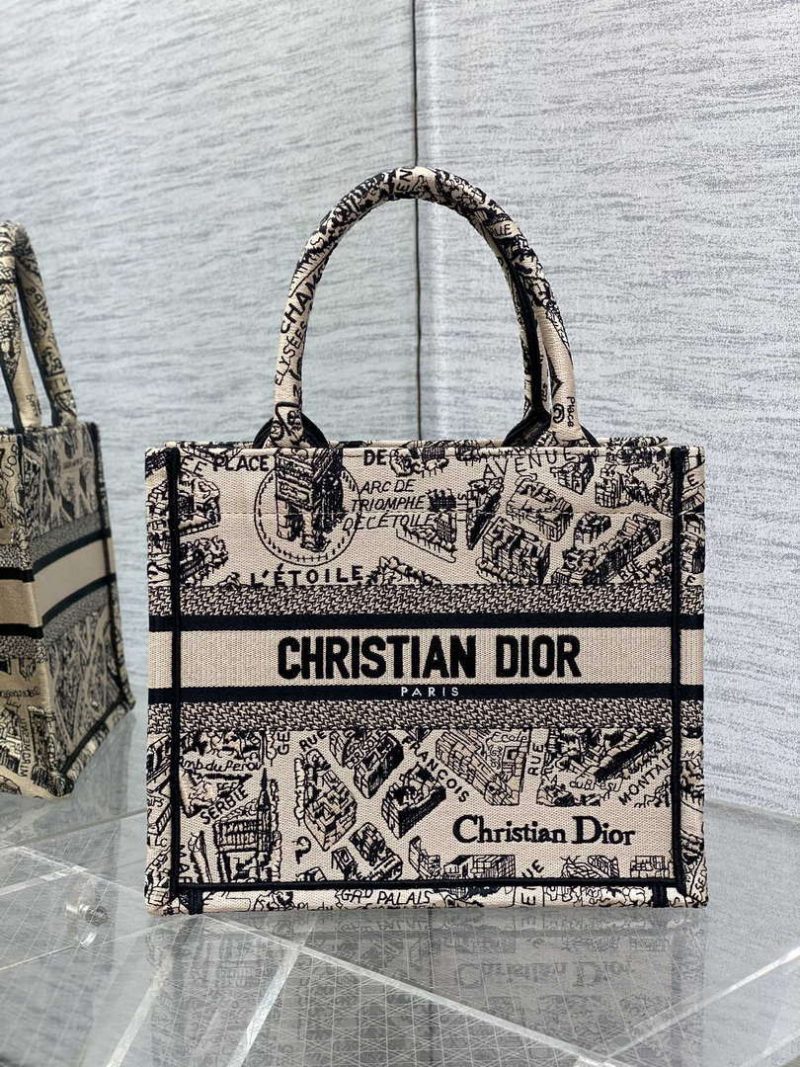 dior m1265 small book tote tan and black plan de paris embroidery m9617 001 luxibags.ru .jpg