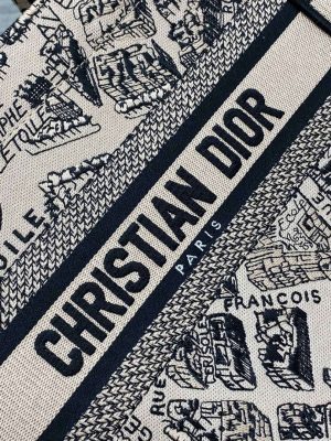 dior m1265 small book tote tan and black plan de paris embroidery m9617 002 luxibags.ru .jpg