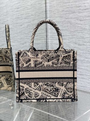 dior m1265 small book tote tan and black plan de paris embroidery m9617 003 luxibags.ru .jpg