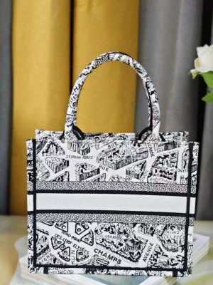 dior m1265 small book tote white and black plan de paris embroidery m9616 003 luxibags.ru .jpg
