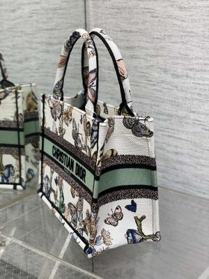 dior m1265 small book tote white and pastel midnight green toile de jouy mexico embroidery 006 luxibags.ru .jpg
