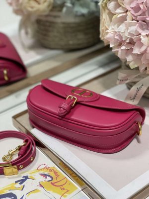 dior m9317s crossbody small bobby east west bag smooth calfskin rose red 006 luxibags.ru .jpg