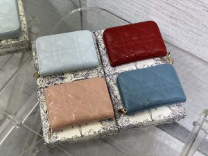 dior s0011 lady dior zipper card holder medium blue patent leather lambskin 10 luxibags.ru .jpg