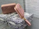 dior s0011 lady dior zipper card holder medium light pink cannage lambskin 03 luxibags.ru .jpg