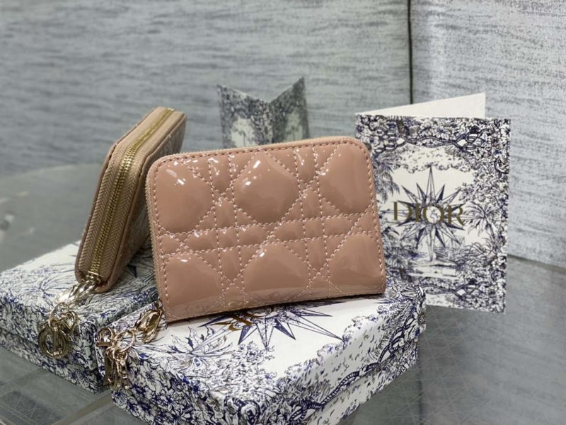 dior s0011 lady dior zipper card holder medium light pink patent leather lambskin 01 luxibags.ru .jpg