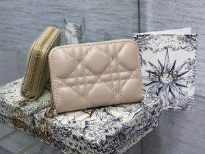 dior s0011 lady dior zipper card holder medium nude cannage lambskin 02 luxibags.ru .jpg