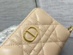 dior s0011 lady dior zipper card holder medium pricot cannage lambskin 04 luxibags.ru .jpg