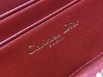 dior s0011 lady dior zipper card holder medium wine red patent leather lambskin 06 luxibags.ru .jpg