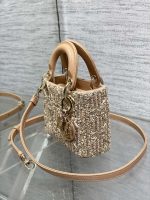 dior s0856 micro lady bag limited edition handmade beads lambskin apricot 06 luxibags.ru .jpg