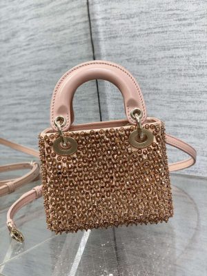 dior s0856 micro lady bag limited edition handmade beads lambskin pink 004 luxibags.ru .jpg